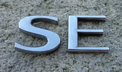 Saab SE Fender Emblem Badge Symbol Letters Chrome 9-3 9-5 OEM Genuine Original • $12.88