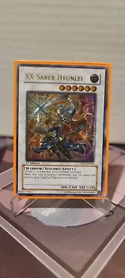 Yugioh XX-Saber Hyunlei ABPF-EN044 Ultimate Rare 1st Ed • $60