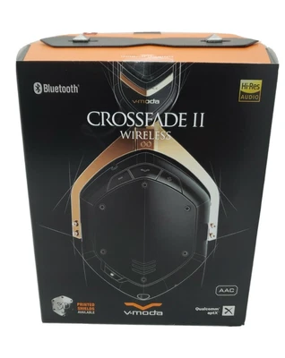 $240 • Buy NEW V-Moda Crossfade 2 Bluetooth Wireless Headset Gold. SEALED!!!