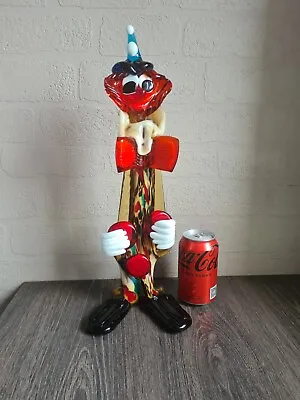 Vintage Rare Extra Large Murano Glass Clown 17  INCHES TALL. • £40