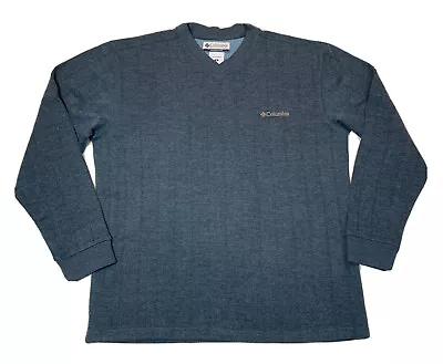 Columbia Sweatshirt Sz M Mens Blue V Neck • $22.50