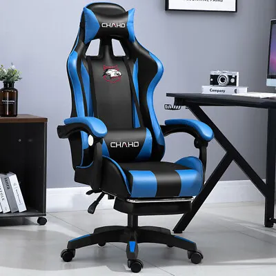 High Quality Gaming Chair Office Computer Chair With Footrest Recline Comfort • $129.95