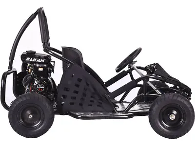 MotoTec Off Road Gas Go Kart 79cc 4-Stroke BLACK 2.5 HP Kids 13+ Safety Features • $1229