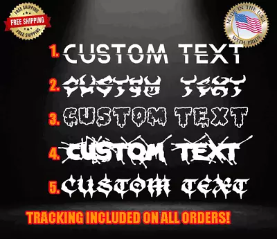 Custom Windshield Banner Lettering Line Vinyl Decal Sticker Text Personalized • $10.99