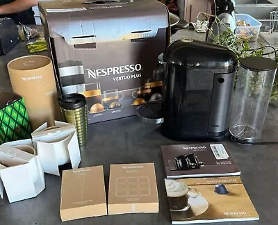 Breville NESPRESSO - Vertuo Plus Coffee Machine - BNV420 Black + EXTRAS • $259