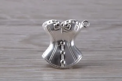 Corset Charm Made From Solid Sterling Silver • £16.95