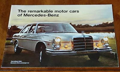 Mercedes-Benz US Range Brochure Prospekt 1968 • $11.95