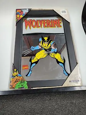 Marvel Comics Wolverine MIRROR GLASS  11 X 17 Inches • $59.99