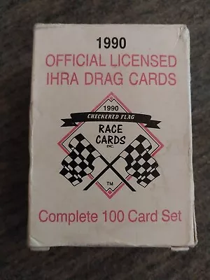 1990 IHRA Checkered Flag Drag Racing Card Set Vintage Collectible  • $9.99