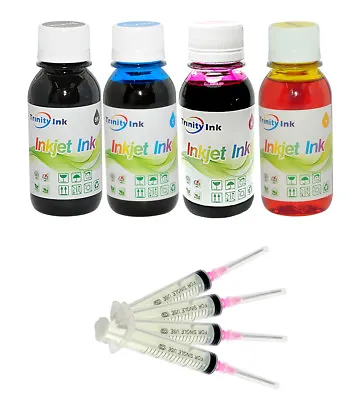 4x4oz Non-OEM Ink For Epson 126 T126 NX330 NX430 Workforce 520 545 633 645 845 • $19.66