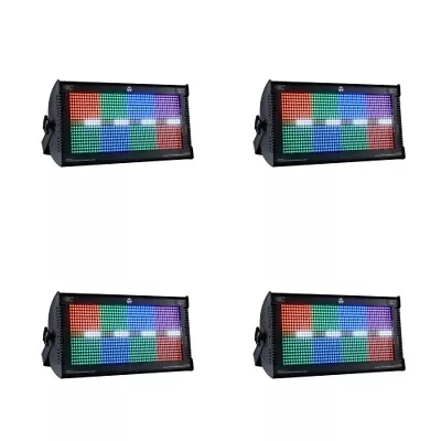 4pc Rgb 1000W Martin Led Strobe Atomic Dmx512 White Strobe Flash Light 8+8 Zones • $939.06