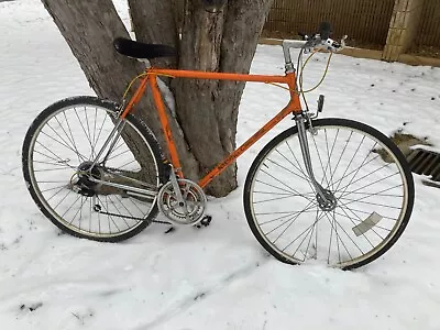 Nishiki Competition Vintage Road 58cm 700c Conversion Nisi Steel Japan 1974 Grav • $232.56