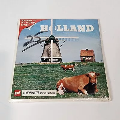 New Sealed View-Master Nations Of The World Holland 3-Reel Booklet Set B-190 • $15
