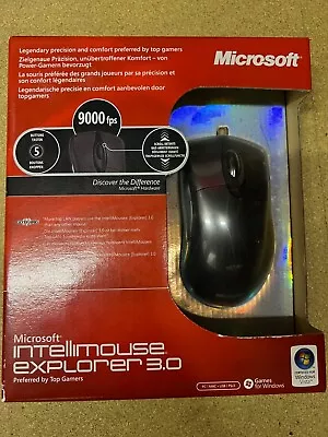 Microsoft Intellimouse Explorer 3.0 USB Optical Mouse • £17