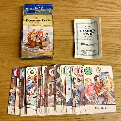 * 1951 Famous Five Enid Blyton Card Game - By Pepys - Complete In Original Box * • £24.99