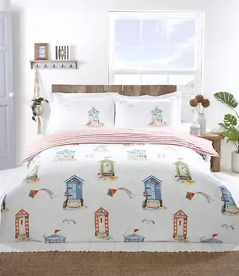 £19.99 • Buy CHEAP Bedding Duvet Cover Bed Set 180 Thread Count Sheep Beach Easy Care NEW