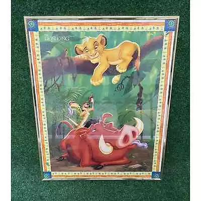 Vintage 16x20 WALT DISNEY THE LION KING Framed Print/poster #90s • $60