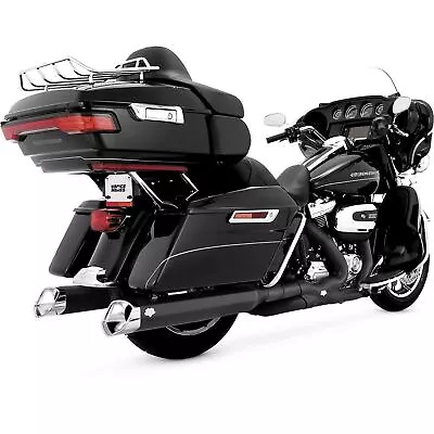 Vance And Hines Monster V Slip-Ons Black 5.5  46563 • $858.38