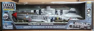Elite Force 1/18 Scale WWII North American P-51D Mustang 000310 • $219.99