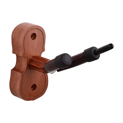 Hardwood Violin Hanger Hook With Bow Holder For Home & Studio Wall Mount Q6K5 • $11.65