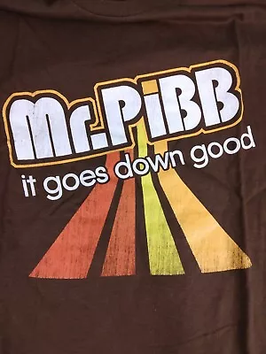 Mr. Pibb Shirt Men's 3XL Brown Graphic Logo Tee Short Sleeve • $24.99