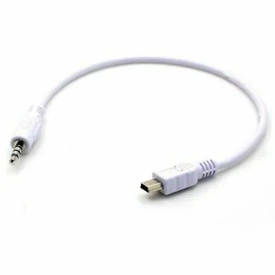 Mini USB Type B To 3.5mm Male Jack Adapter Cable 4 PIN Stereo Audio - 50cm • $8.66