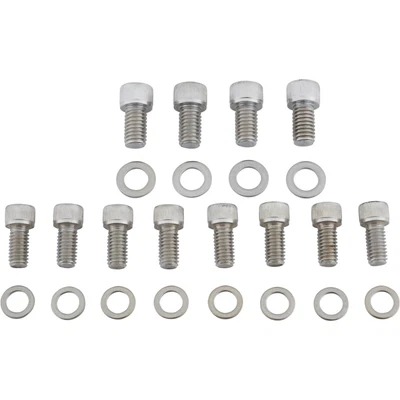 $23.49 • Buy Stainless Steel Flathead Fits Ford Fits V8 Tube Header Bolts, Set/12