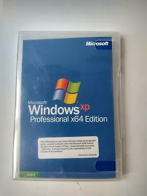 XP Professional X64 Edition OEM With COA Product Key Sticker In Case • $79.99