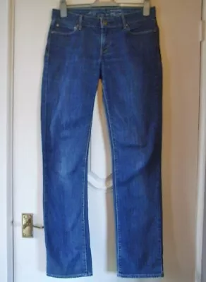 Women's Levis Demi Curve Blue Straight Leg Jeans Size: Waist 30/31 • £14.99