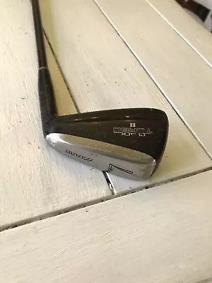 Mizuno RH Black Turbo II 7 Iron Techno Flex 5700 Graphite 37  Lamkin Grip • $58