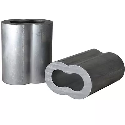 50 Aluminum Sleeves For Wire Rope Cable 5/16 . • $26.18