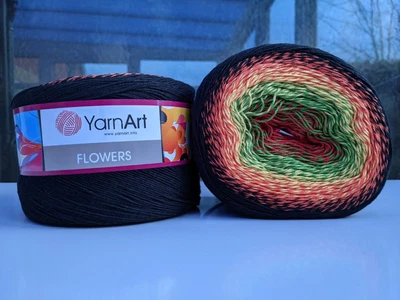 £14.99 • Buy Yarn Art Flowers - Knitting / Crochet Yarn Wool Knit - 1 X 250g Cake Cotton/PAC