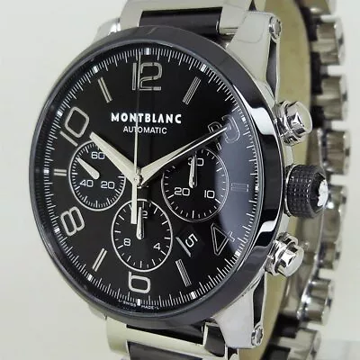 Montblanc 103094 Time Walker Chronograph SS X Ceramic Black Men's Automatic 43mm • $1812.52