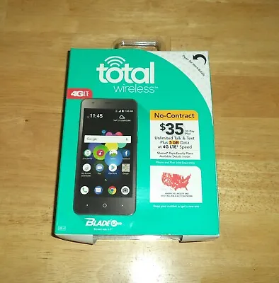 Blade T2 Lite Total Wireless Prepaid Smart Cell Phone *NEW & SEALED* • $26.99