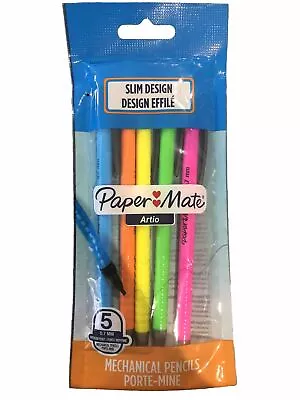 Paper Mate Assorted Non-Stop Mechanical Pencils 0.7mm Medium Point Pack Of 5 • £2.99