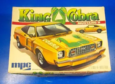 King Cobra Ford Mustang II 2 - Muscle Car Model Kit MPC 1/25th Scale Vintage • $99.99