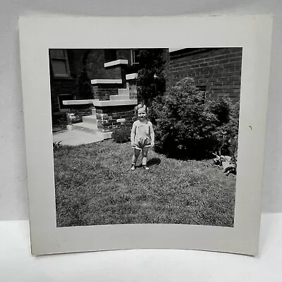 Vintage Photo 1955 Girl Outside • $4.99