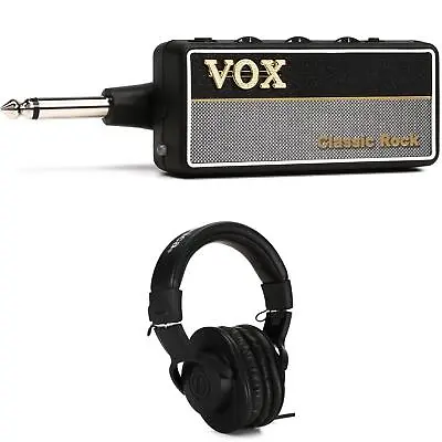 Vox AmPlug 2 Classic Rock Headphone Guitar Amp And Audio-Technica ATH-M20x • $93.99