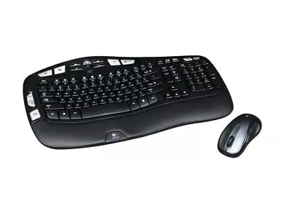 Logitech MK550 2.4 GHz Wireless Wave Keyboard And Mouse Combo - Black • $59.99