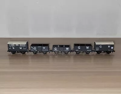 £19 • Buy Peco Great Western Railway Gwr Wagons Box Open Cattle Coal X5 N Gauge Joblot