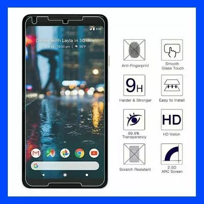 GENUINE Tempered Glass 9H Film Screen Protector Film For Google Pixel 1 2 XL 3 4 • $3.95