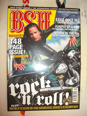 Back Street Heroes 4/05 V-rod Triumph Knucklehead Xs650 Tracker Exile Trike Tr1 • $3.11