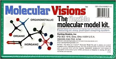 Molecular Visions By Stephen Darling Models The Flexible Molecular Model Kit NEW • $19.95