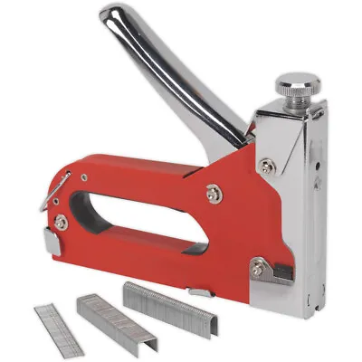 Heavy Duty Staple Gun & Brad Nail Gun - 4mm To 14mm 3-in-1 Wall Wood Roof Hand • £37.99