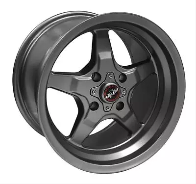 Mustang 4 Lug Race Star Wheels 91 Drag Star Metallic Gray 15x10.00 4x108 6.50bs • $278.02