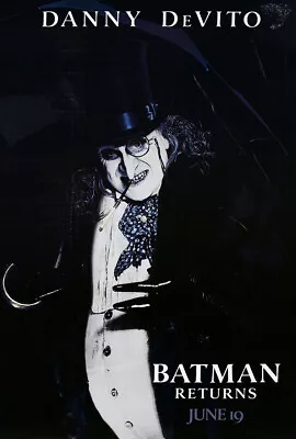 UNFRAMED Batman Returns Movie Poster Prints Canvas Print Decor E • $22.99