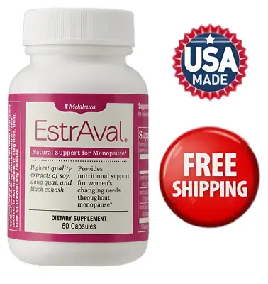 Melaleuca EstrAval Menopause Support- Hot Flashes Relief Hormone Night Sweats • $37.99