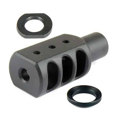 Aluminum Muzzle Brake Compensator 1/2x28 TPI For .223/.22LR • $16.99