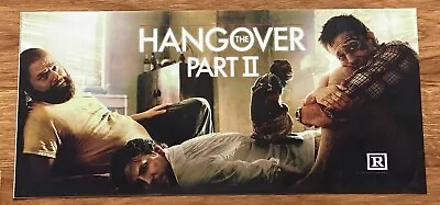 🌟 The Hangover: Part II (2011) - Movie Theater Mylar / Poster - 6x13 • $9.99