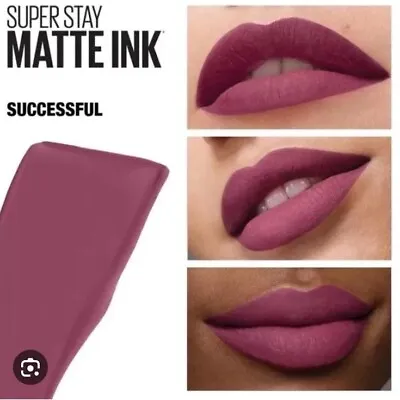 Maybelline Superstay Matte Ink Liquid Lipstick Shade 165 Successful (see Desc.) • £5.95